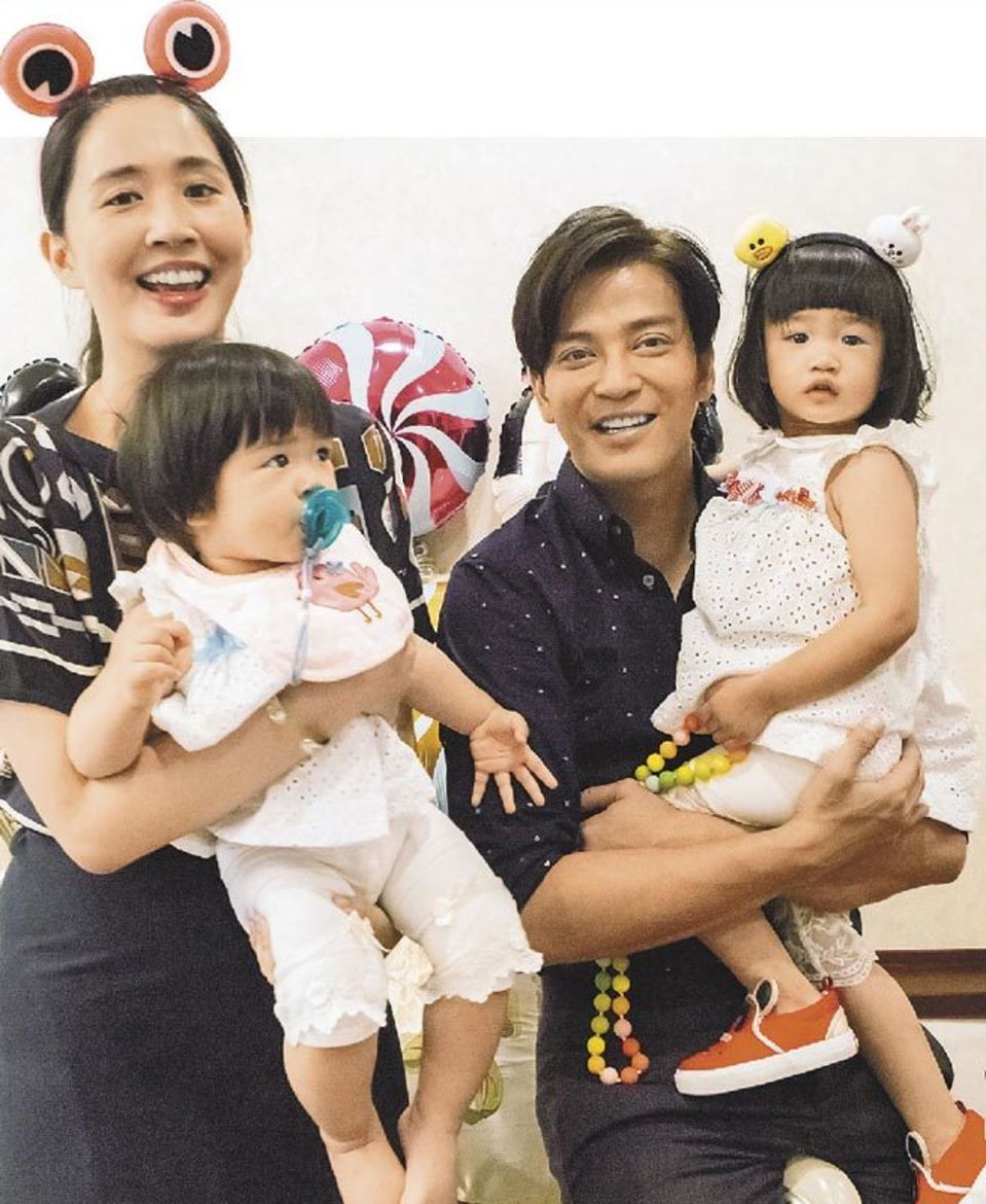 陳曉東有兩個可愛的女兒