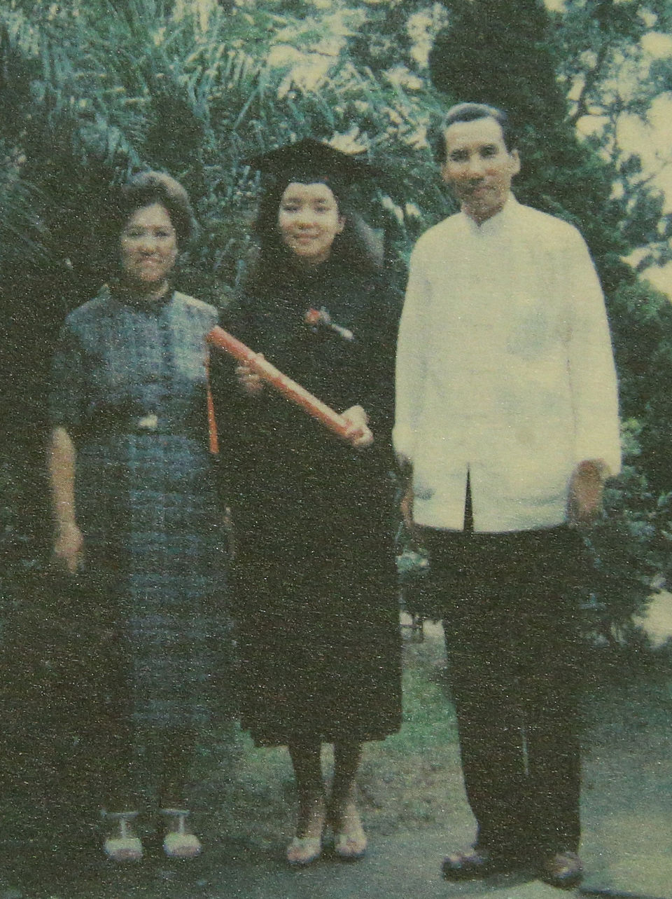 辛曉琪和父母合照