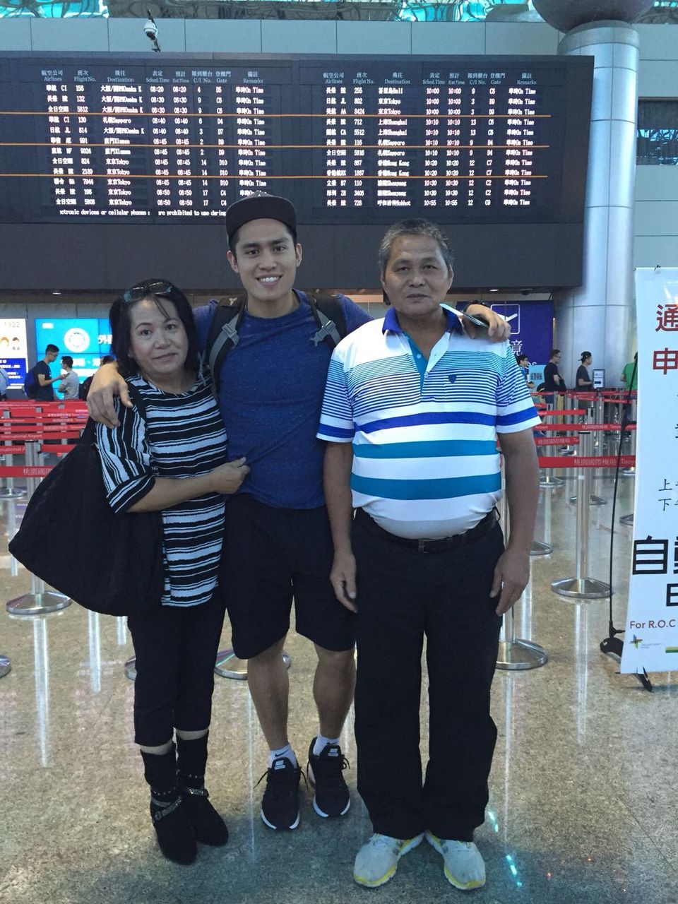 男籃隊長陳盈駿和家人感情好